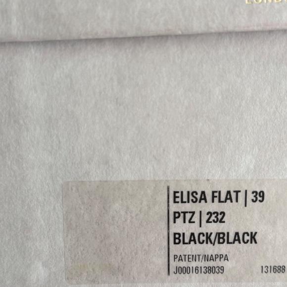 Jimmy Choo Black Elisa flat - Picture 4 of 4